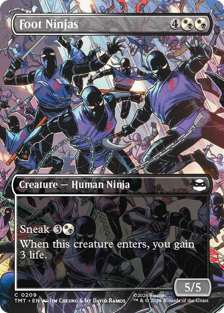 Foot Ninjas (Borderless) [Teenage Mutant Ninja Turtles] | Mega City Incorporated