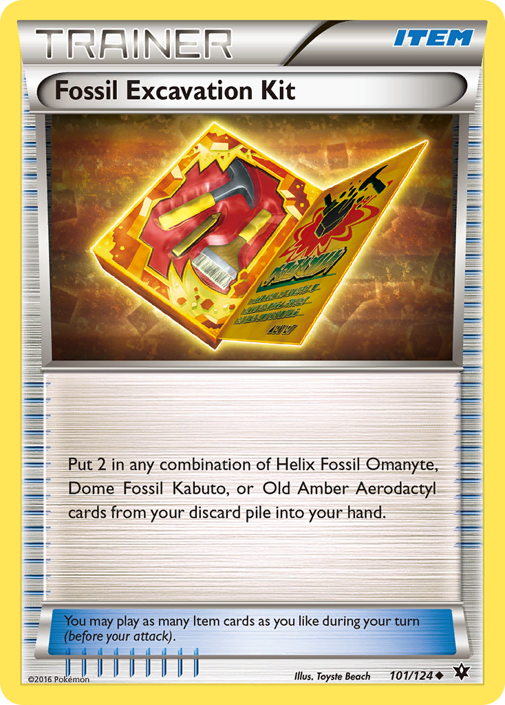 Fossil Excavation Kit (101/124) [XY: Fates Collide] | Mega City Incorporated