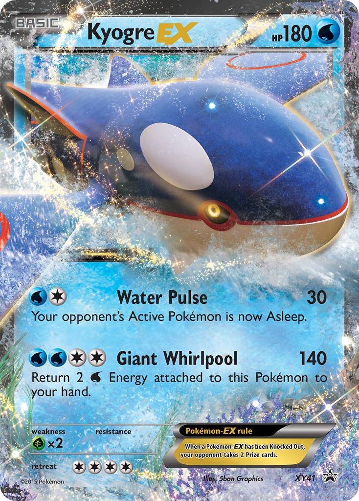 Kyogre EX (XY41) [XY: Black Star Promos] | Mega City Incorporated