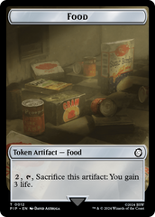 Food (0012) // Human Soldier Double-Sided Token [Fallout Tokens] | Mega City Incorporated