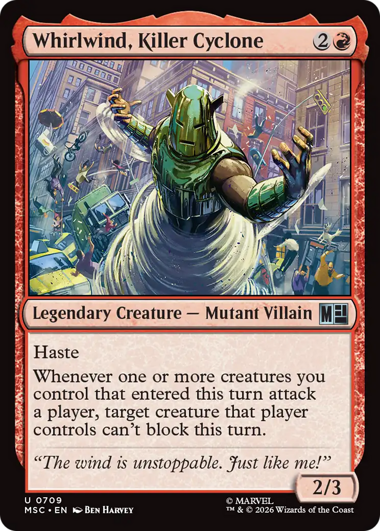 Whirlwind, Killer Cyclone [Marvel Super Heroes Commander] | Mega City Incorporated
