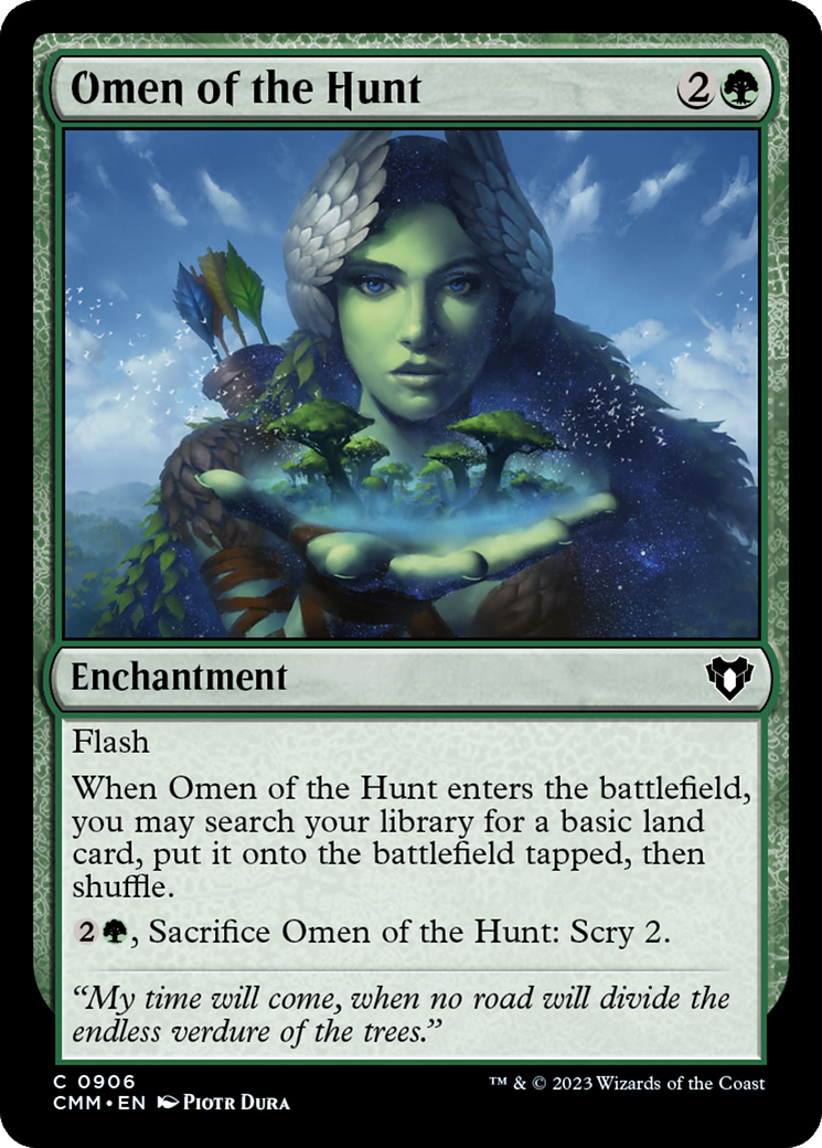 Omen of the Hunt [Commander Masters] | Mega City Incorporated