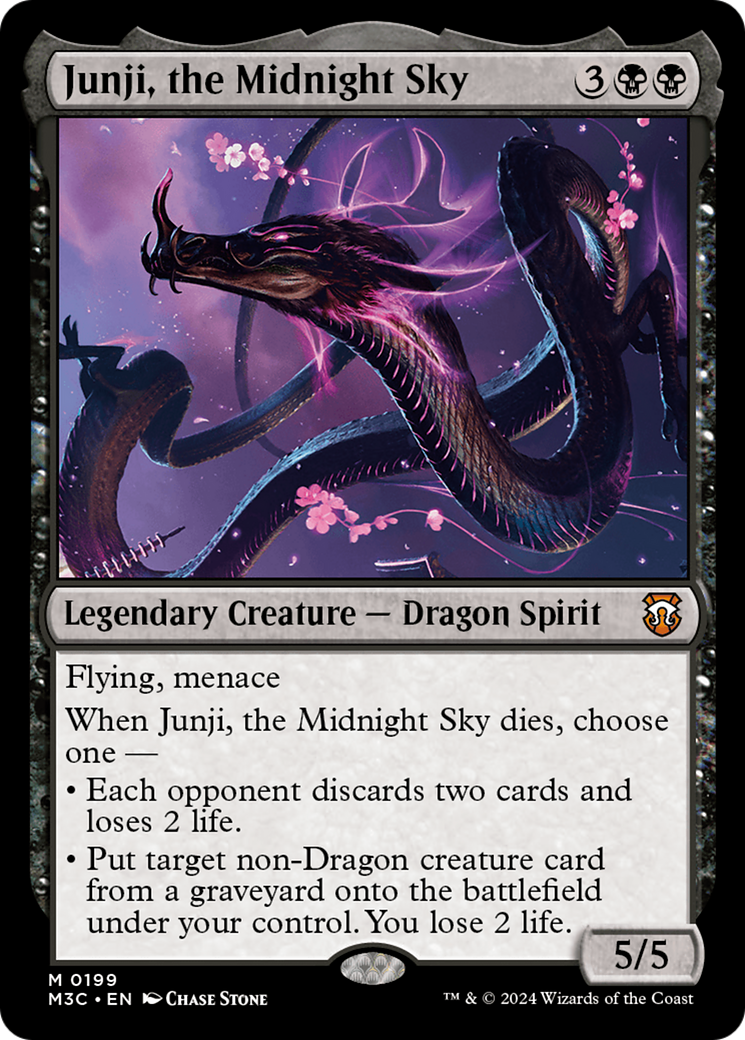 Junji, the Midnight Sky (Ripple Foil) [Modern Horizons 3 Commander] | Mega City Incorporated