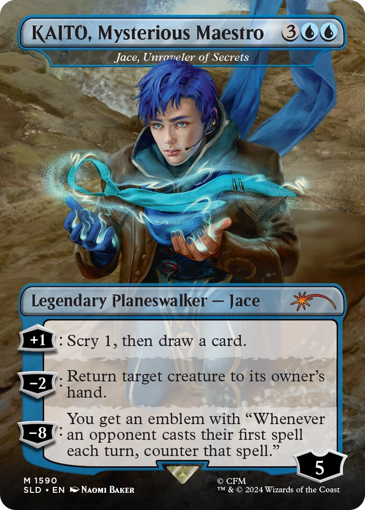 KAITO, Mysterious Maestro - Jace, Unraveler of Secrets [Secret Lair Drop Series] | Mega City Incorporated