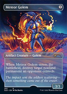 Meteor Golem (Borderless) [Secret Lair Drop Series] | Mega City Incorporated