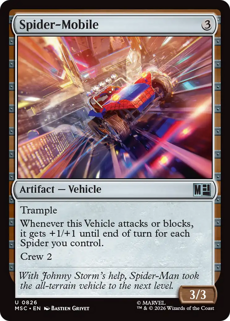 Spider-Mobile [Marvel Super Heroes Commander] | Mega City Incorporated