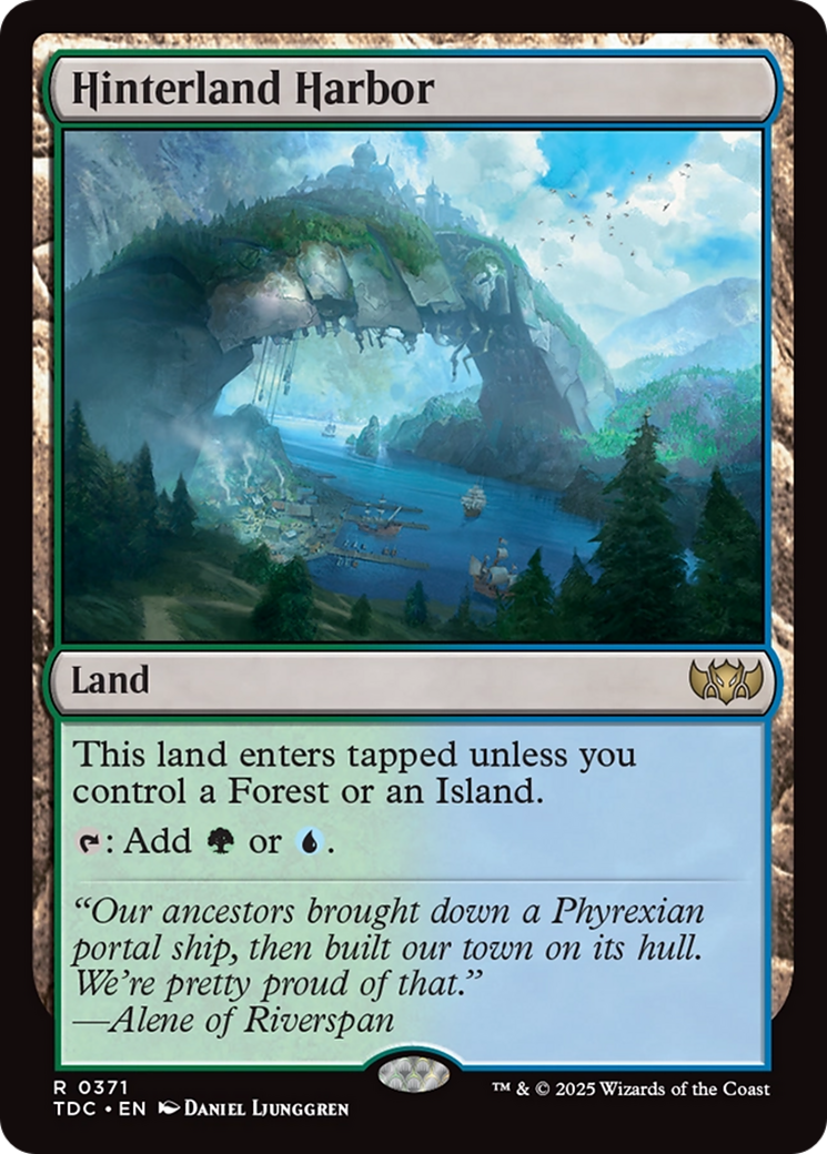 Hinterland Harbor [Tarkir: Dragonstorm Commander] | Mega City Incorporated