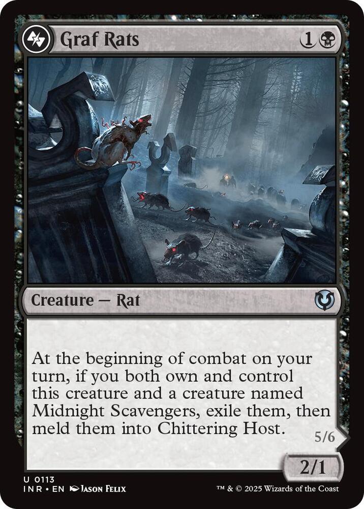 Graf Rats [Innistrad Remastered] | Mega City Incorporated