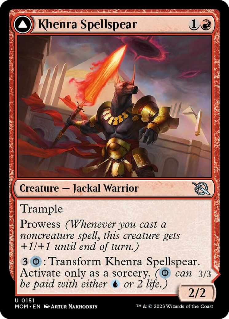 Khenra Spellspear // Gitaxian Spellstalker [March of the Machine] | Mega City Incorporated