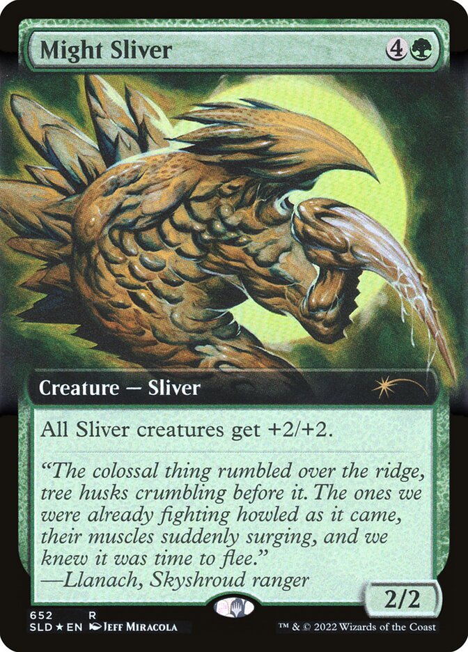 Might Sliver (Extended Art) [Secret Lair Drop Promos] | Mega City Incorporated