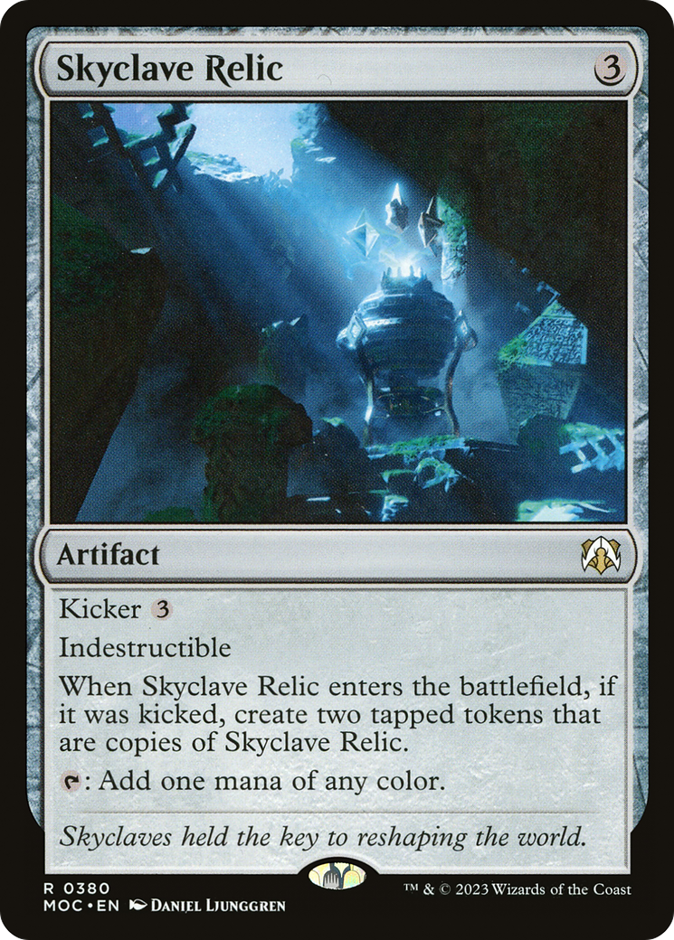 Skyclave Relic [March of the Machine Commander] | Mega City Incorporated