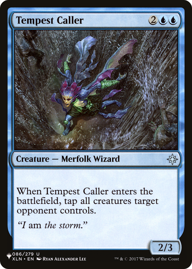 Tempest Caller [The List] | Mega City Incorporated