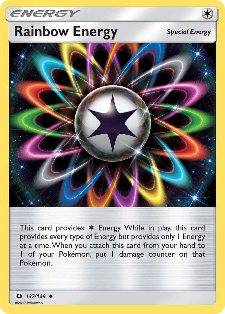 Rainbow Energy (137/149) [Sun & Moon: Base Set] | Mega City Incorporated