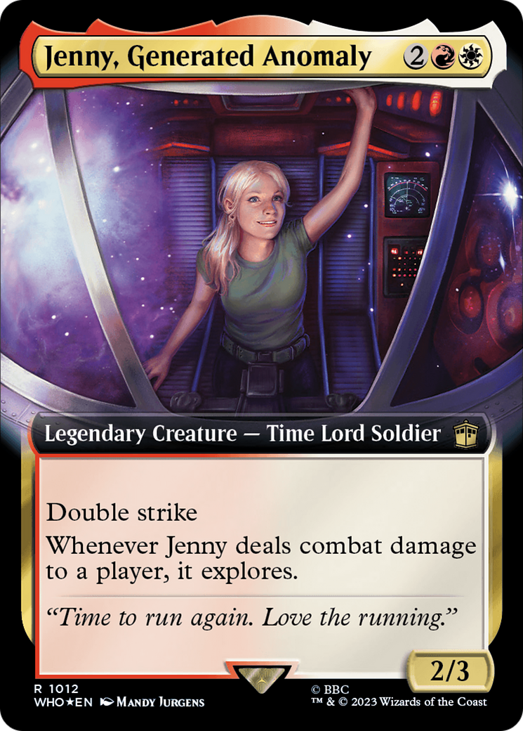 Jenny, Generated Anomaly (Extended Art) (Surge Foil) [Doctor Who] | Mega City Incorporated