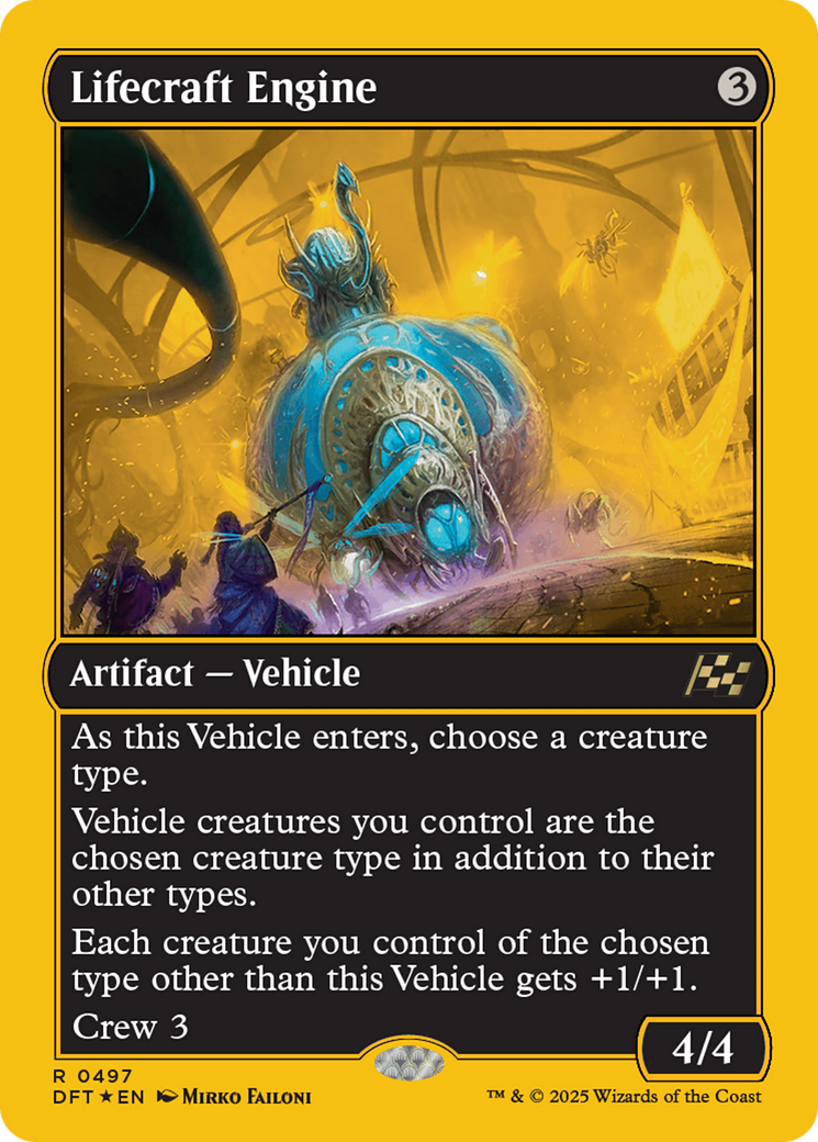 Lifecraft Engine (First-Place Foil) [Aetherdrift] | Mega City Incorporated