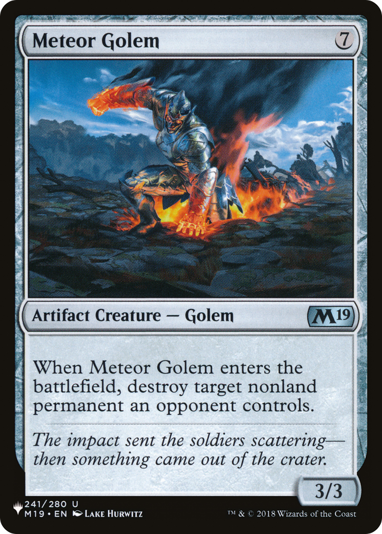 Meteor Golem [Secret Lair: From Cute to Brute] | Mega City Incorporated