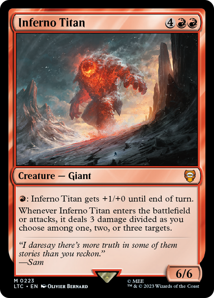 Inferno Titan [The Lord of the Rings: Tales of Middle-Earth Commander] | Mega City Incorporated