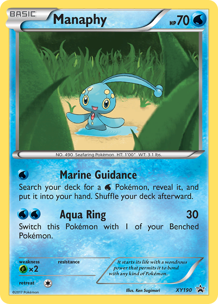 Manaphy (XY190) [XY: Black Star Promos] | Mega City Incorporated