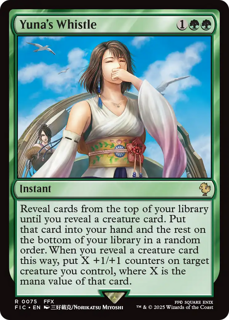Yuna's Whistle [FINAL FANTASY Commander] | Mega City Incorporated