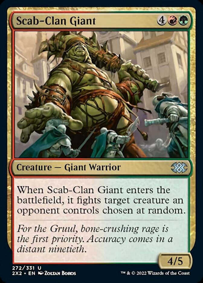 Scab-Clan Giant [Double Masters 2022] | Mega City Incorporated