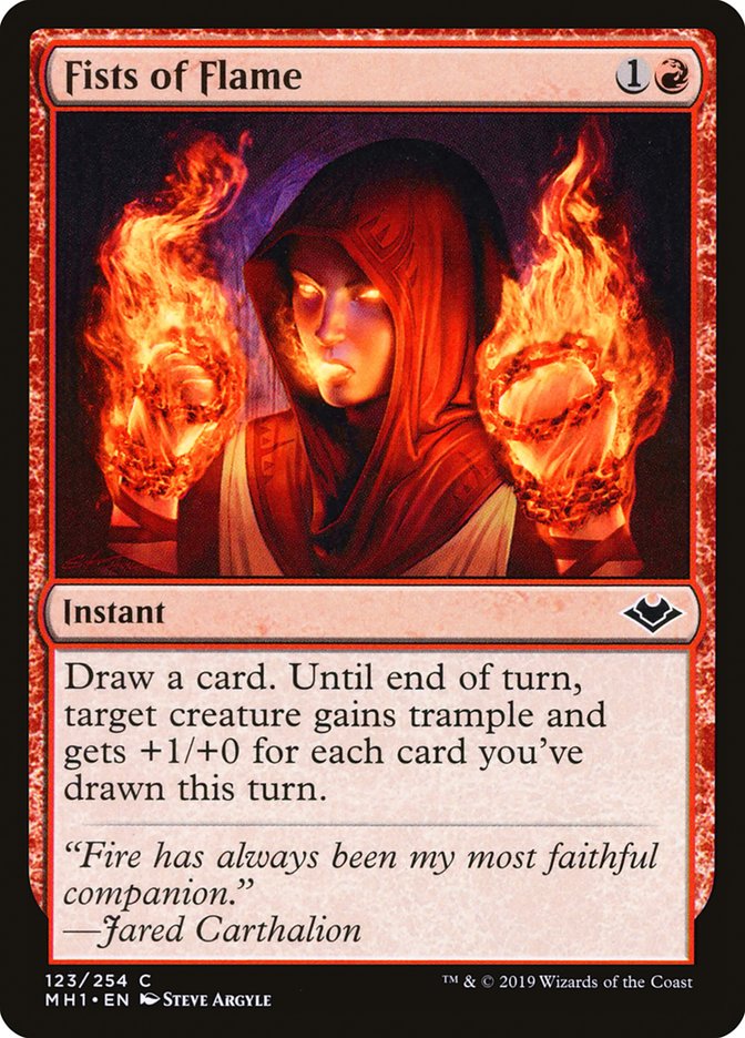 Fists of Flame [Modern Horizons] | Mega City Incorporated