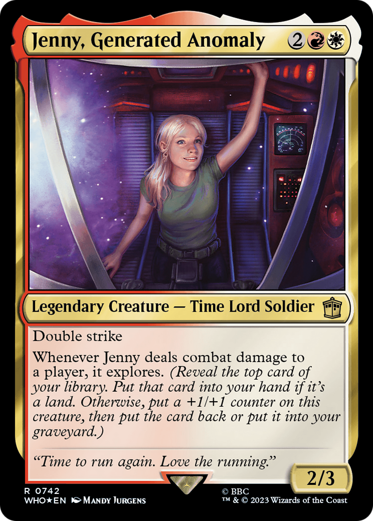 Jenny, Generated Anomaly (Surge Foil) [Doctor Who] | Mega City Incorporated