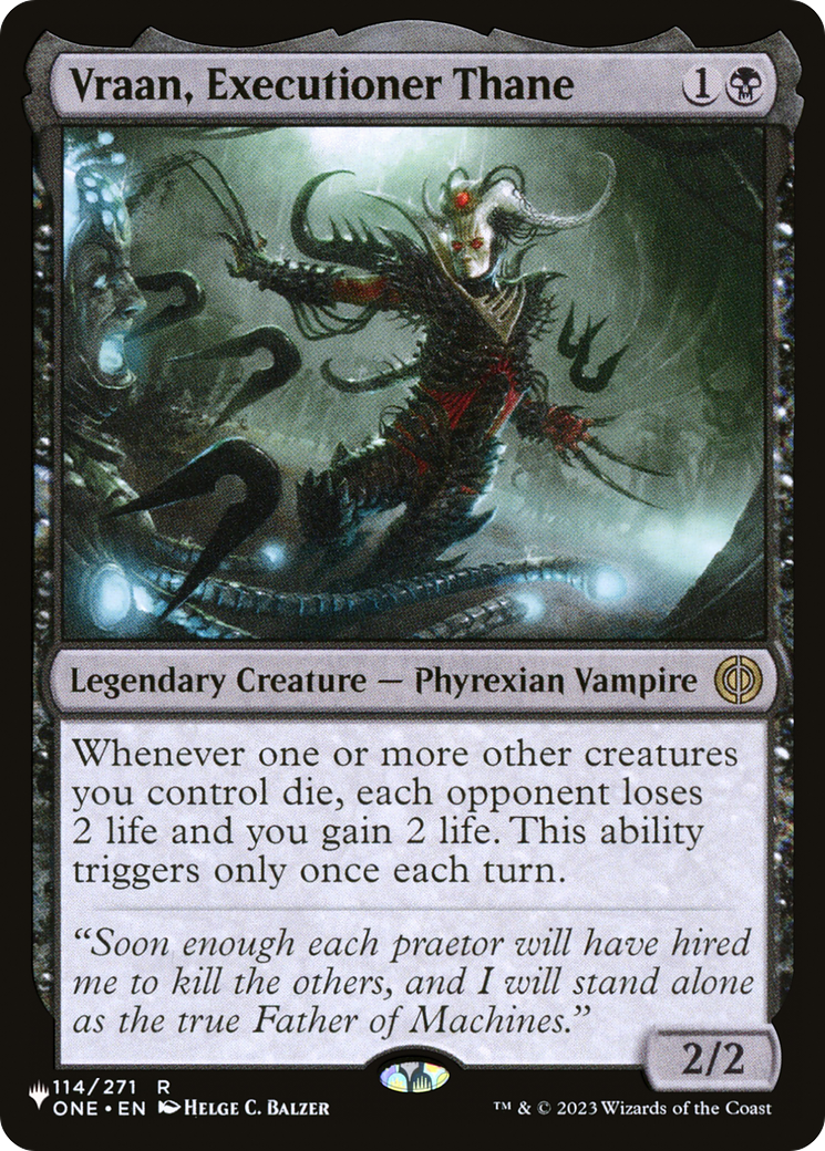 Vraan, Executioner Thane [The List] | Mega City Incorporated