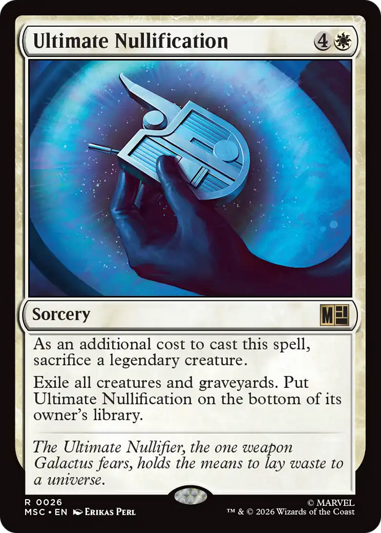 Ultimate Nullification (Surge Foil) [Marvel Super Heroes Commander] | Mega City Incorporated