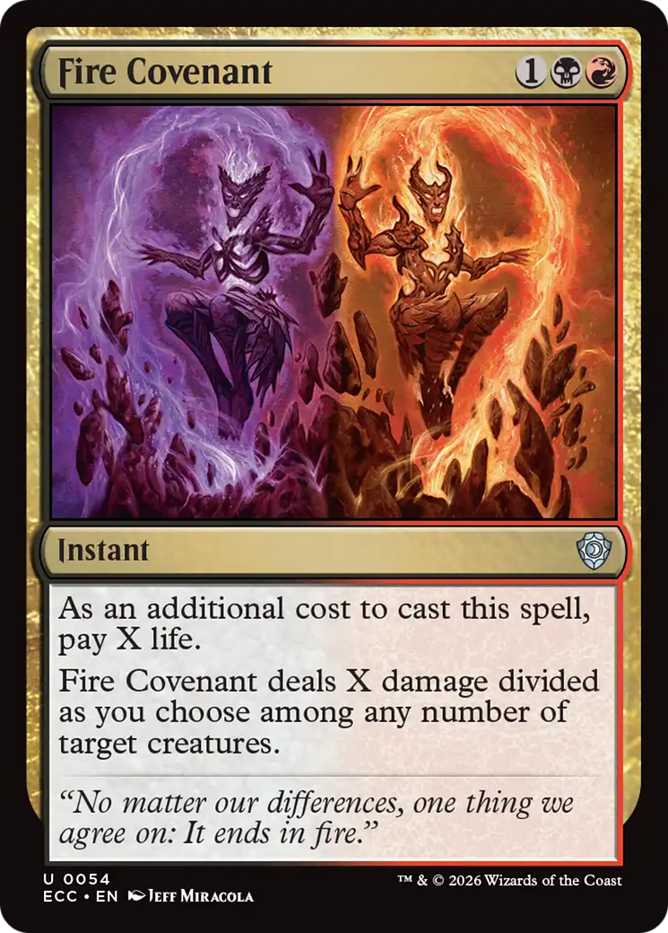 Fire Covenant [Lorwyn Eclipsed Commander] | Mega City Incorporated