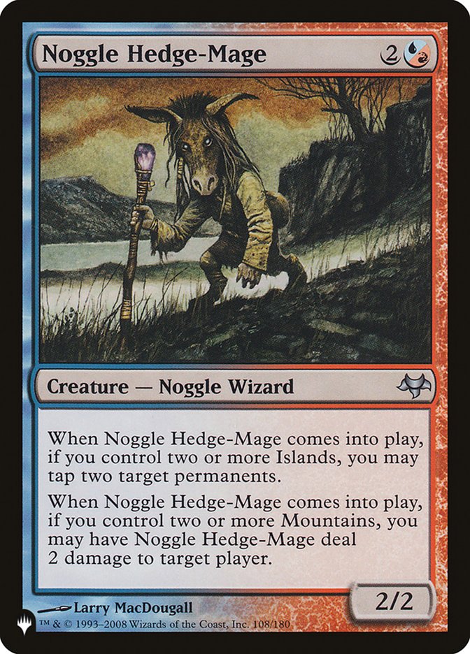 Noggle Hedge-Mage [The List] | Mega City Incorporated