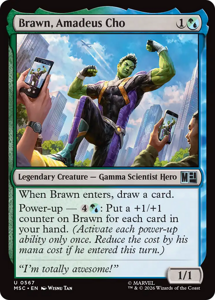 Brawn, Amadeus Cho [Marvel Super Heroes Commander] | Mega City Incorporated