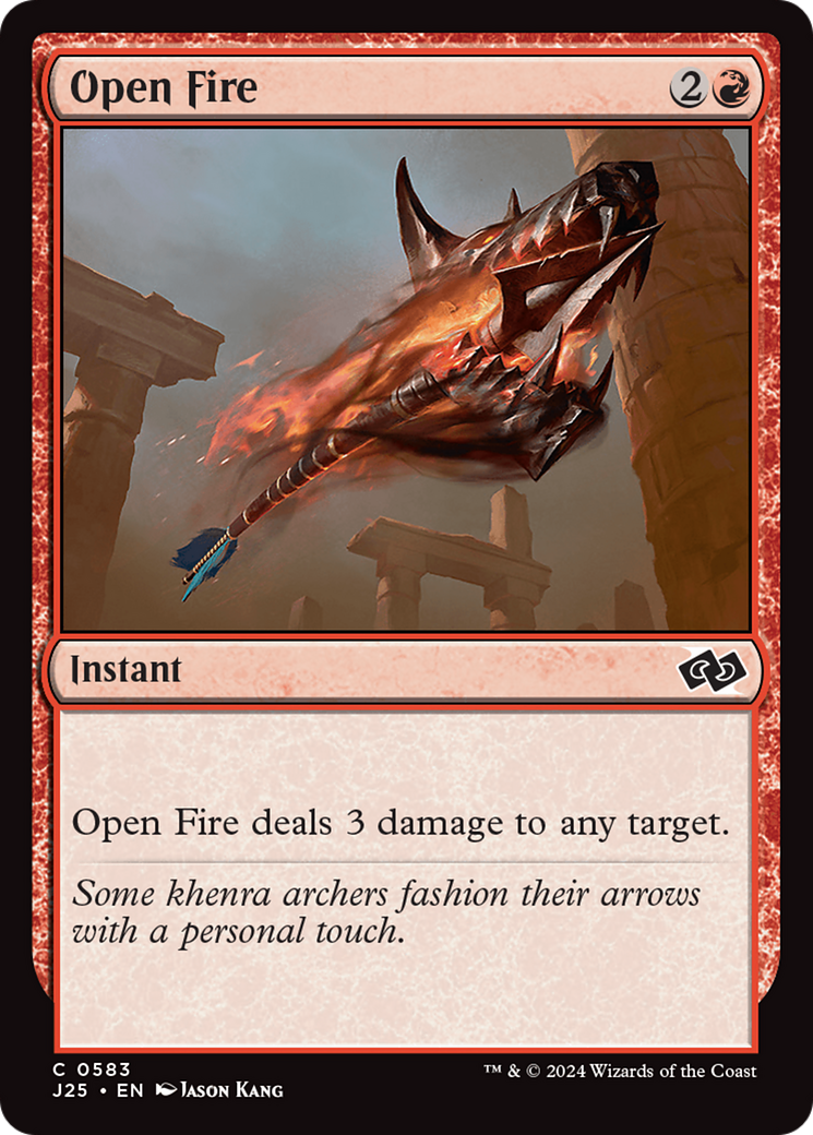 Open Fire [Foundations Jumpstart] | Mega City Incorporated
