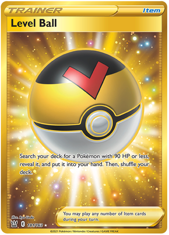 Level Ball (181/163) [Sword & Shield: Battle Styles] | Mega City Incorporated