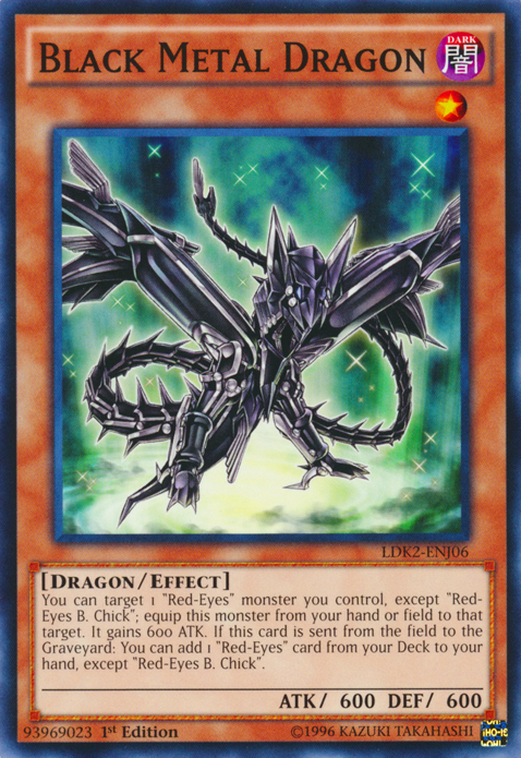 Black Metal Dragon [LDK2-ENJ06] Common | Mega City Incorporated