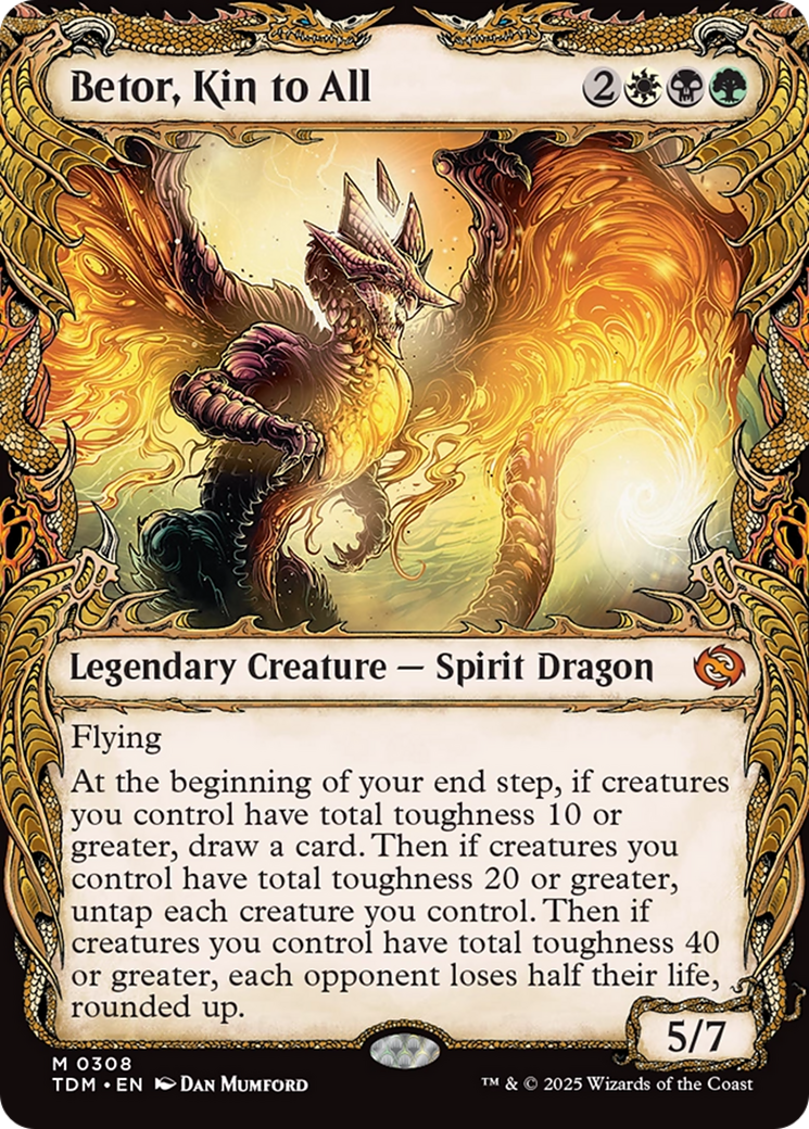 Betor, Kin to All (Showcase) [Tarkir: Dragonstorm] | Mega City Incorporated