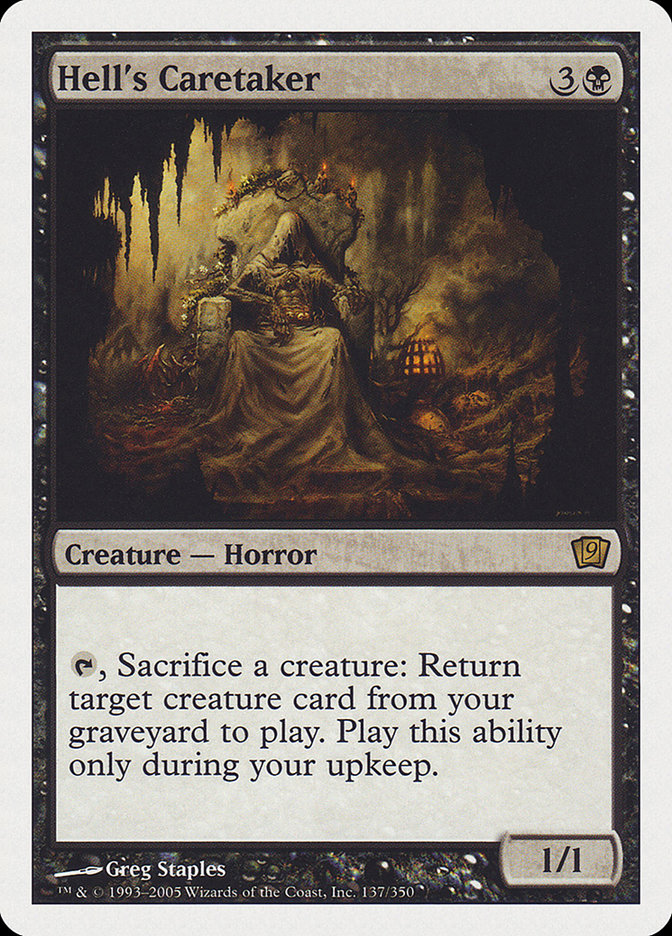 Hell's Caretaker (9th Edition) [Oversize Cards] | Mega City Incorporated