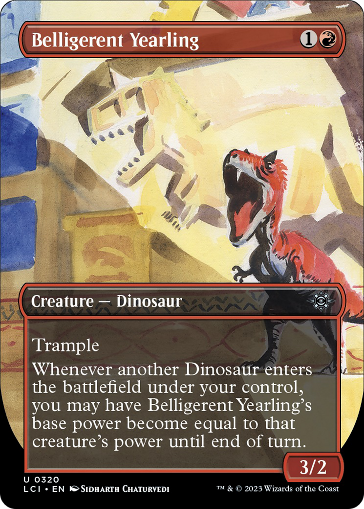 Belligerent Yearling (Borderless) [The Lost Caverns of Ixalan] | Mega City Incorporated