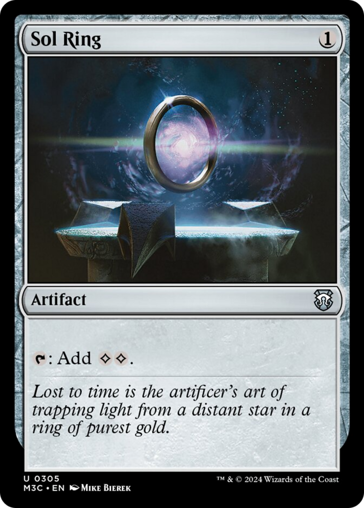 Sol Ring (Ripple Foil) [Modern Horizons 3 Commander] | Mega City Incorporated