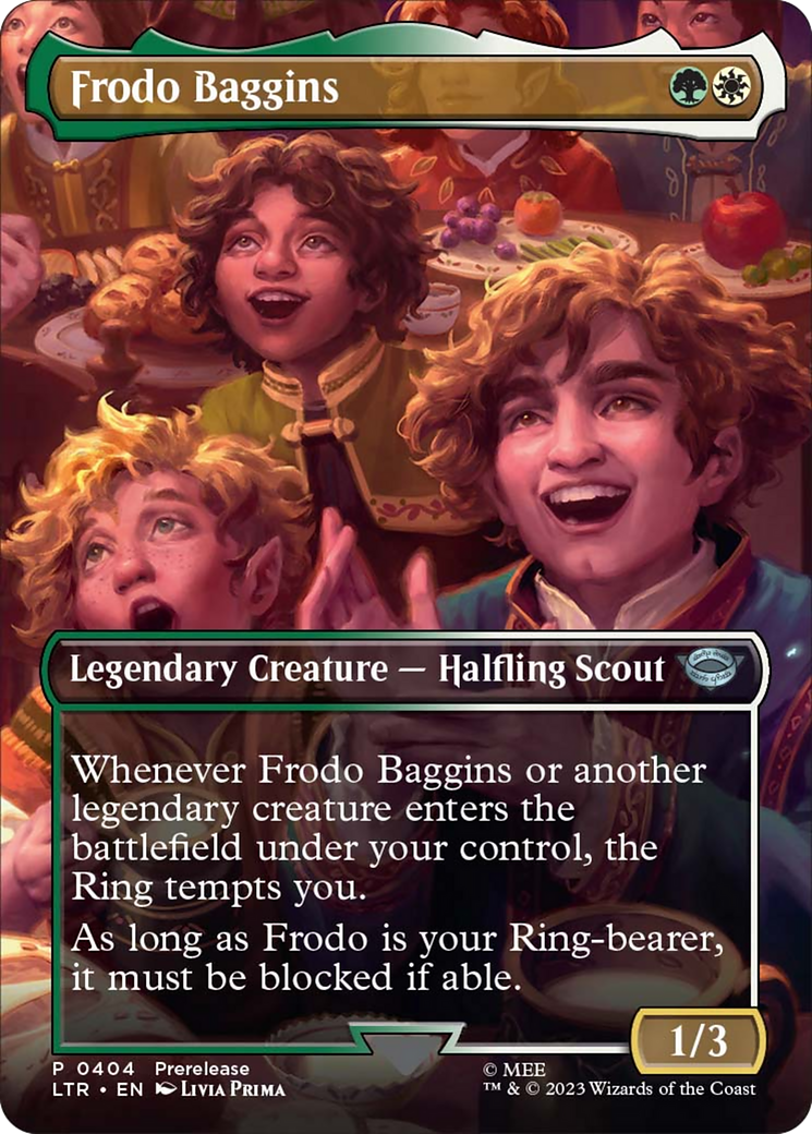 Frodo Baggins (Borderless Alternate Art) [The Lord of the Rings: Tales of Middle-Earth] | Mega City Incorporated