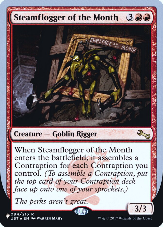 Steamflogger of the Month (Unfinity Foil Edition) [The List] | Mega City Incorporated
