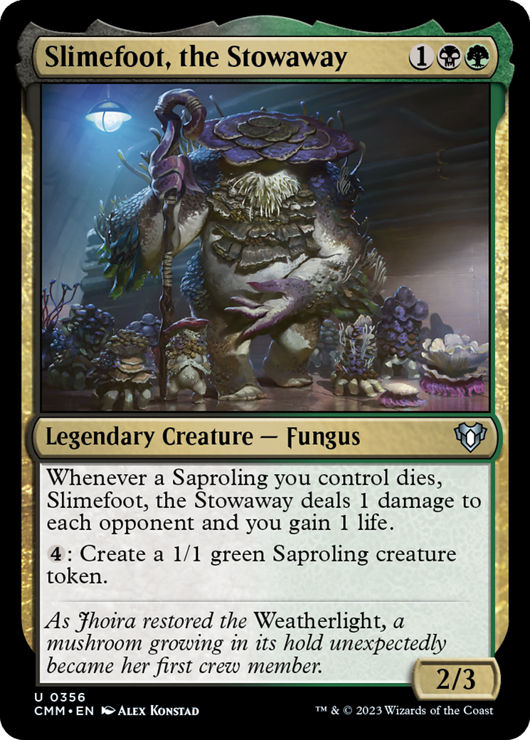 Slimefoot, the Stowaway [Commander Masters] | Mega City Incorporated