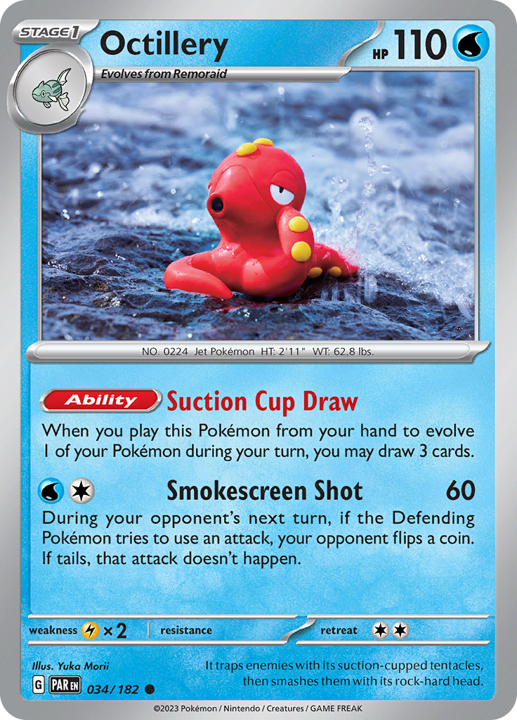 Octillery (034/182) [Scarlet & Violet: Paradox Rift] | Mega City Incorporated