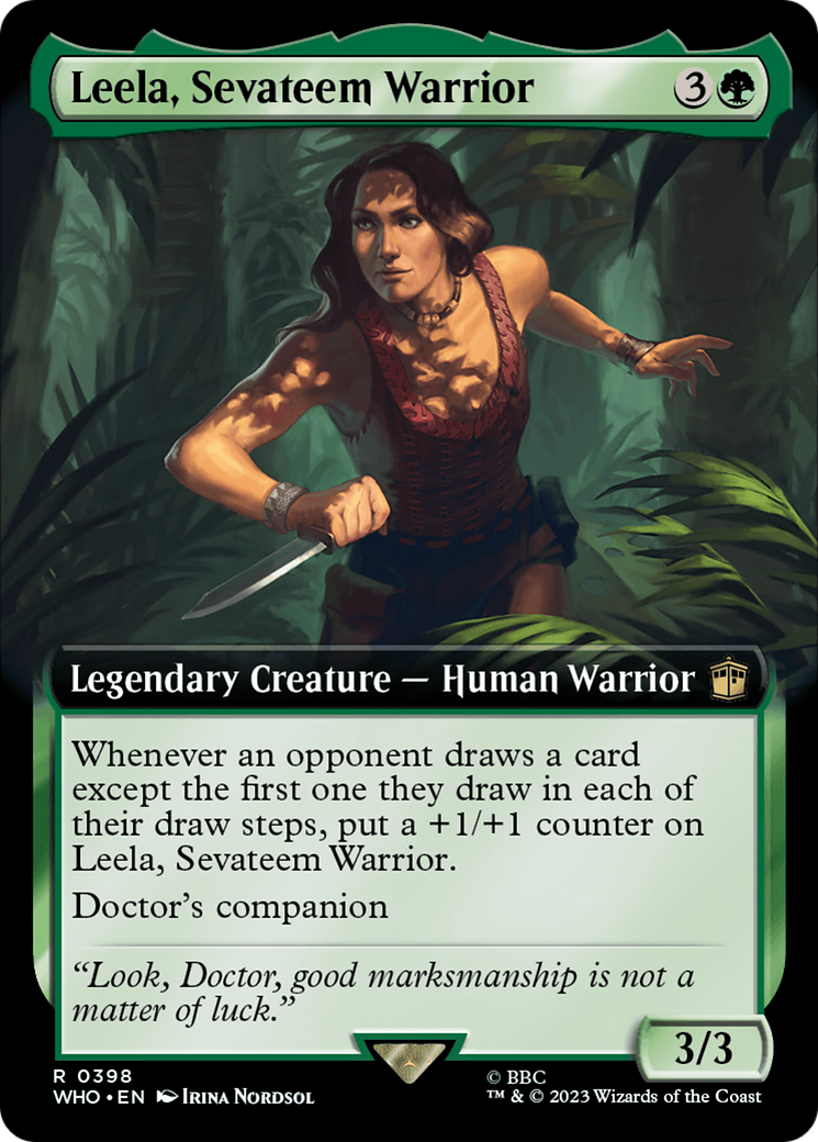 Leela, Sevateem Warrior (Extended Art) [Doctor Who] | Mega City Incorporated