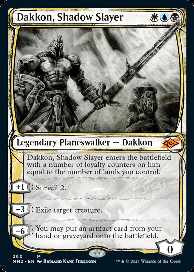 Dakkon, Shadow Slayer (Sketch) [Modern Horizons 2] | Mega City Incorporated