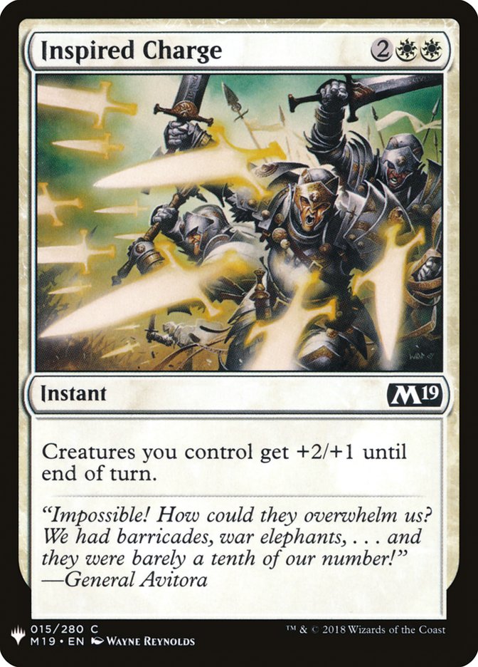 Inspired Charge [Mystery Booster] | Mega City Incorporated