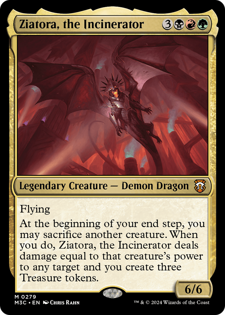 Ziatora, the Incinerator (Ripple Foil) [Modern Horizons 3 Commander] | Mega City Incorporated