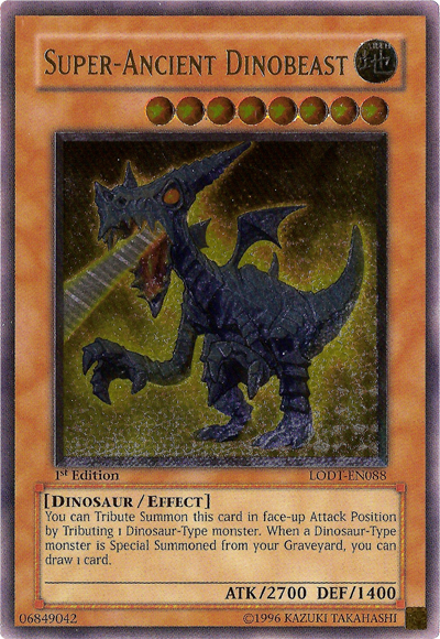 Super-Ancient Dinobeast [LODT-EN088] Ultimate Rare | Mega City Incorporated