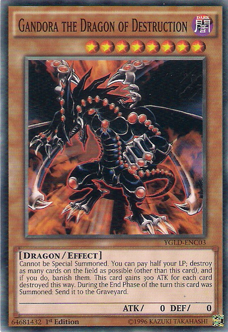 Gandora the Dragon of Destruction [YGLD-ENC03] Common | Mega City Incorporated