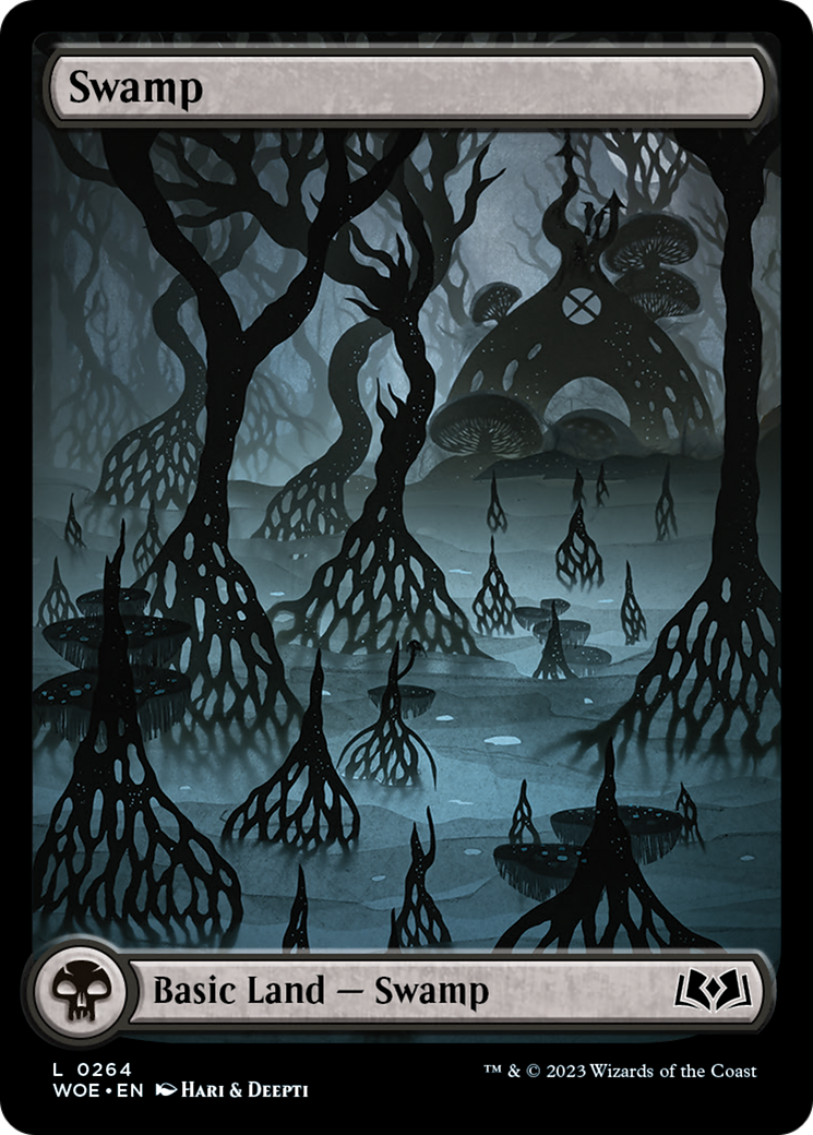 Swamp (264) (Full-Art) [Wilds of Eldraine] | Mega City Incorporated