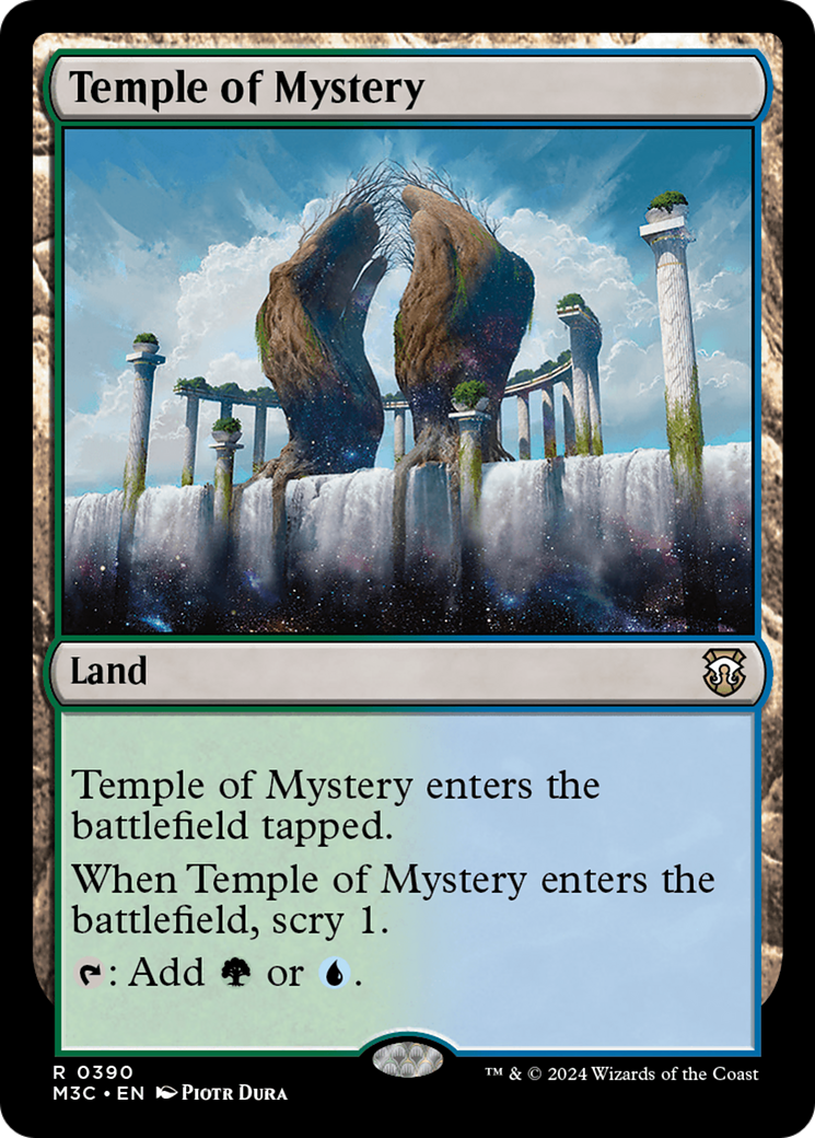 Temple of Mystery (Ripple Foil) [Modern Horizons 3 Commander] | Mega City Incorporated